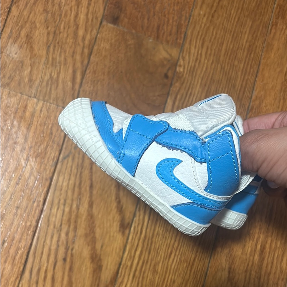 Kids Blue and White Sneakers